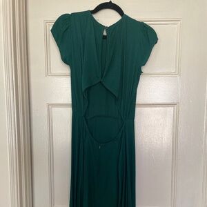 Reformation Gavin Dress in Emerald Size 8